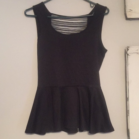Peplum top with amazing back detail - Picture 1 of 3